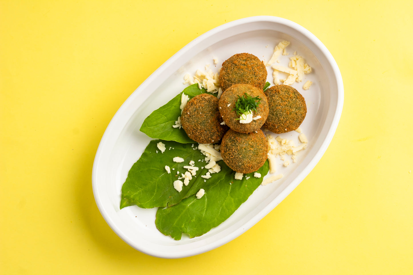 SPINACH CHICKPEAS CHEESY TIKKI